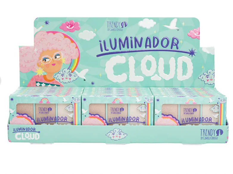Iluminador en Trío Nube Ref CHT1253
